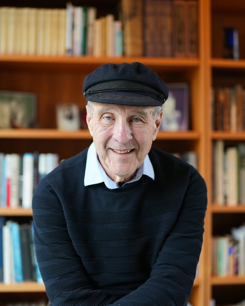 Dr. David Spiegel in his office